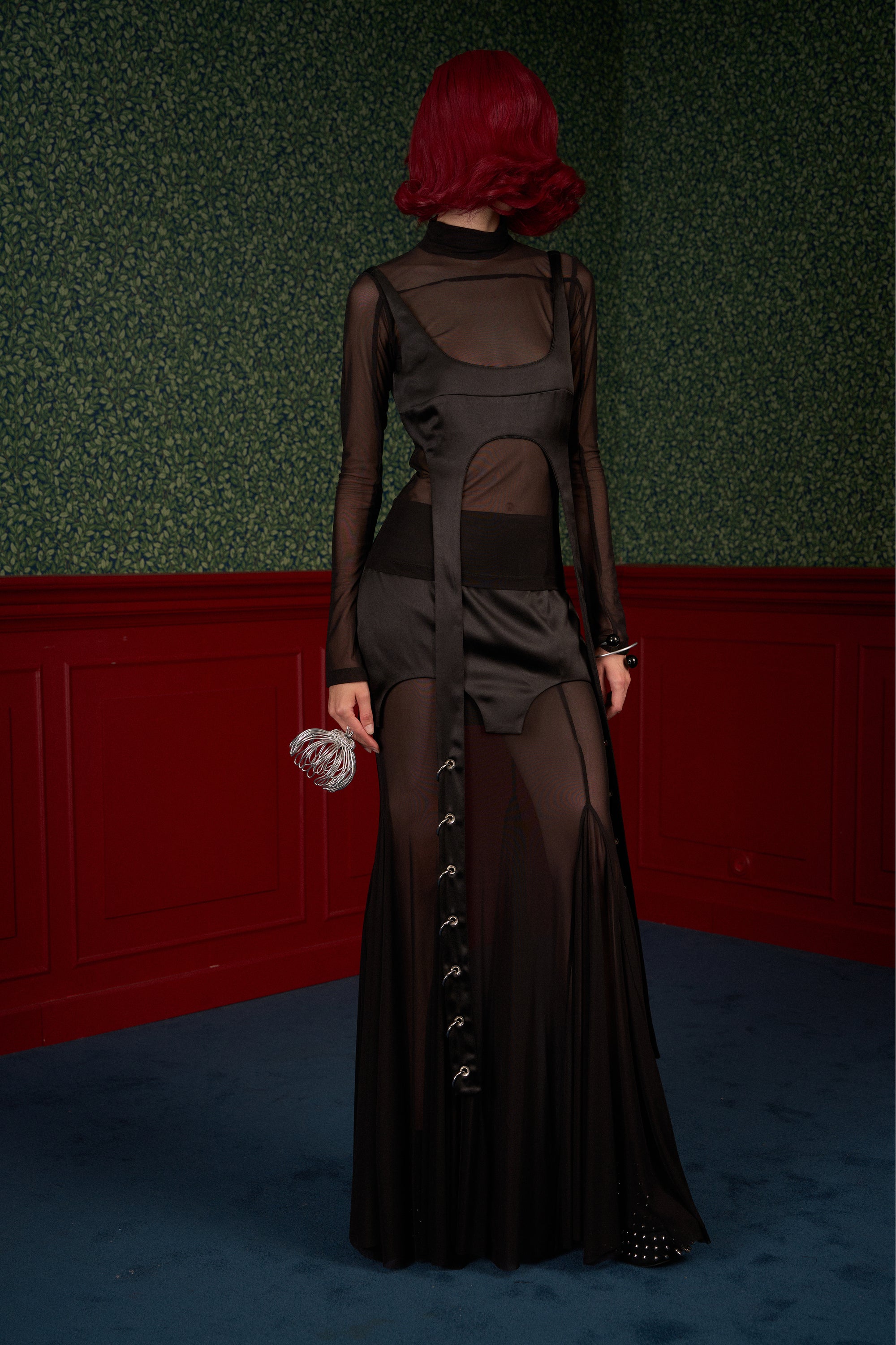 Unique designer sheer black dress – Naked Doll womenswear