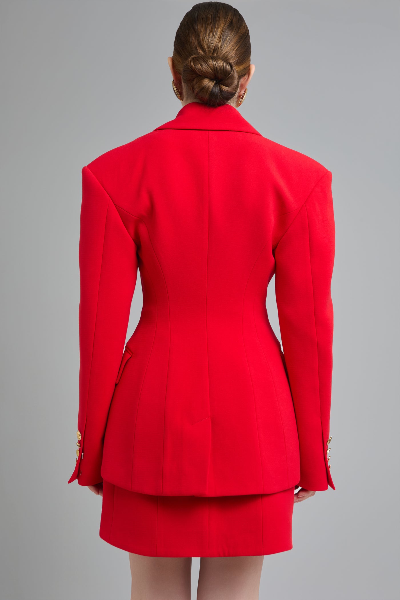 Red Tailored Blazer