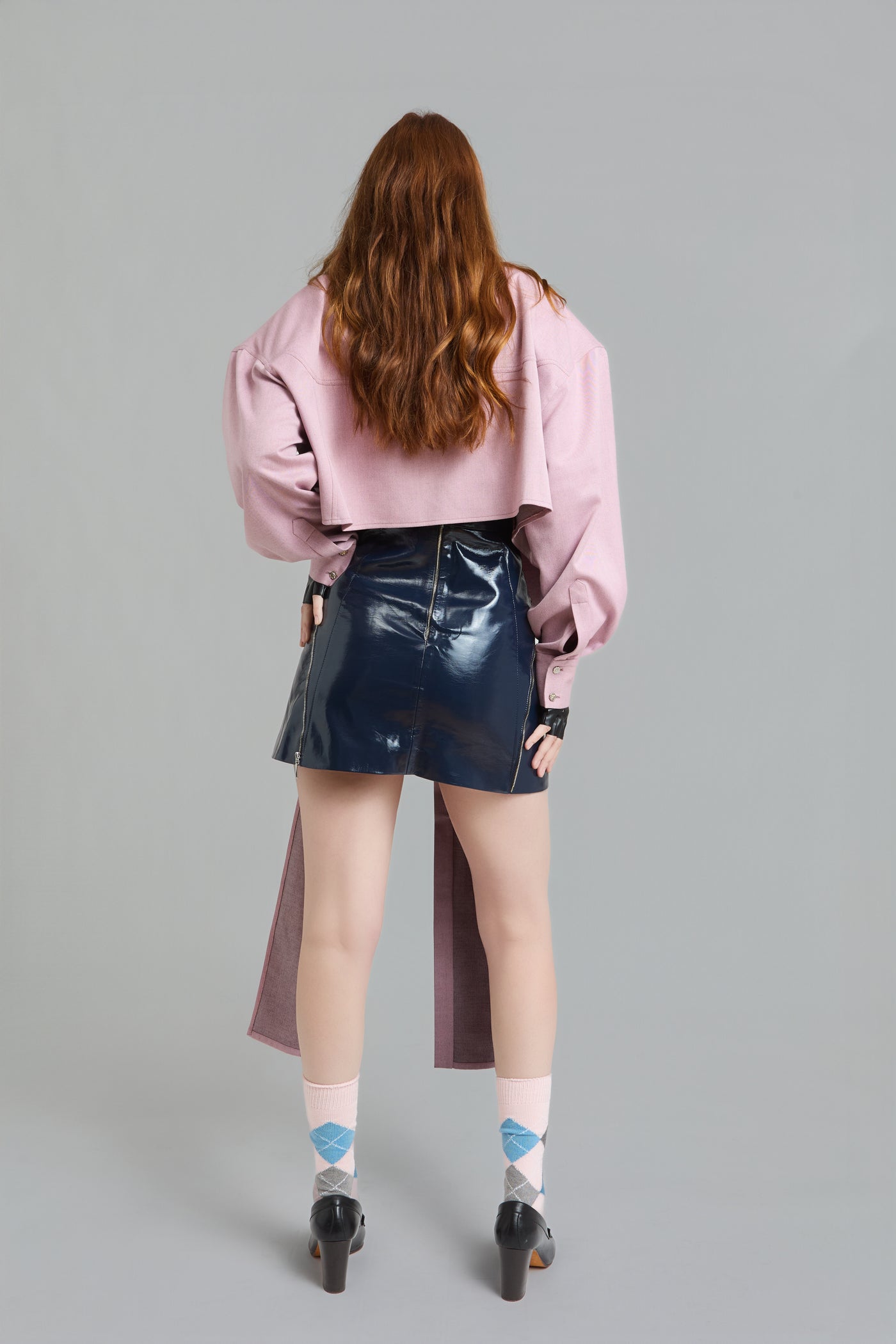 Strong-Shoulder Oversized Shirt
