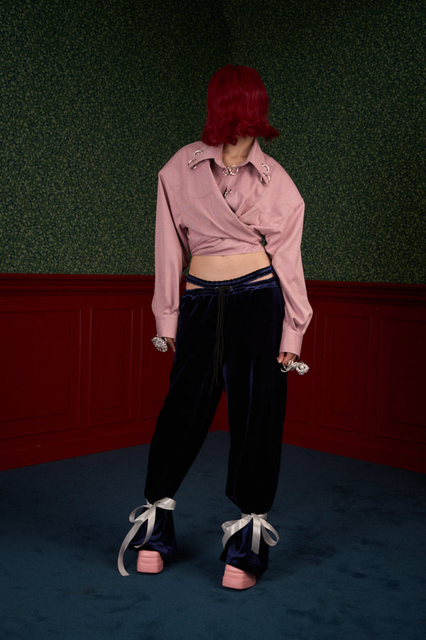 Strong-Shoulder Oversized Shirt “The Doll”