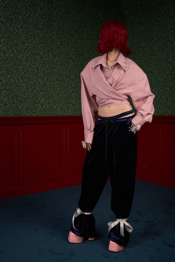 Strong-Shoulder Oversized Shirt “The Doll”