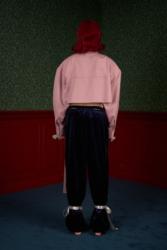 Strong-Shoulder Oversized Shirt “The Doll”