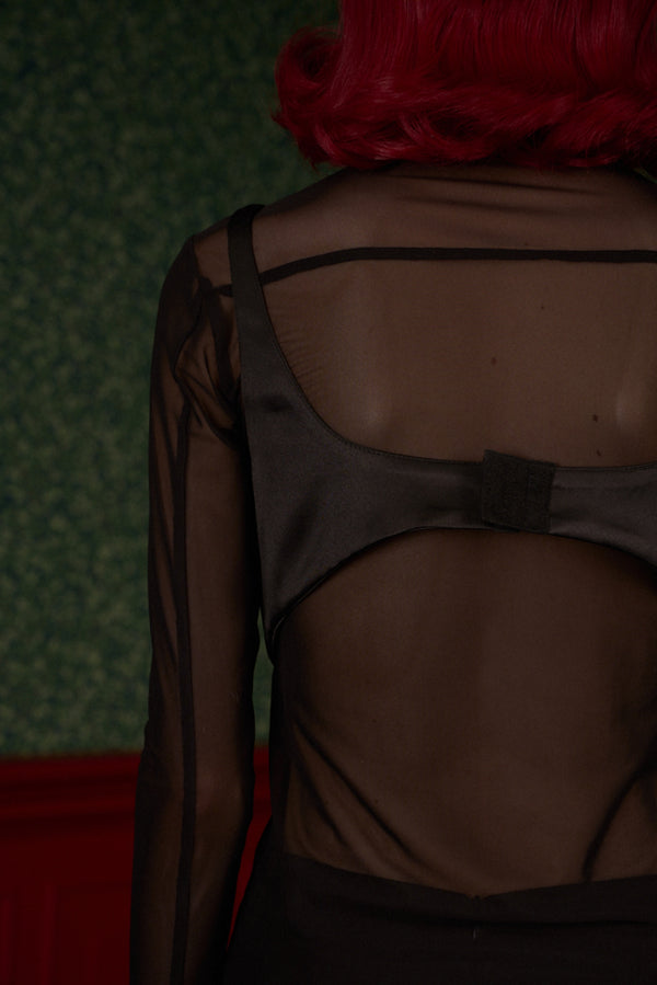 The Queen 2-Piece Set: Turtleneck & Satin Top