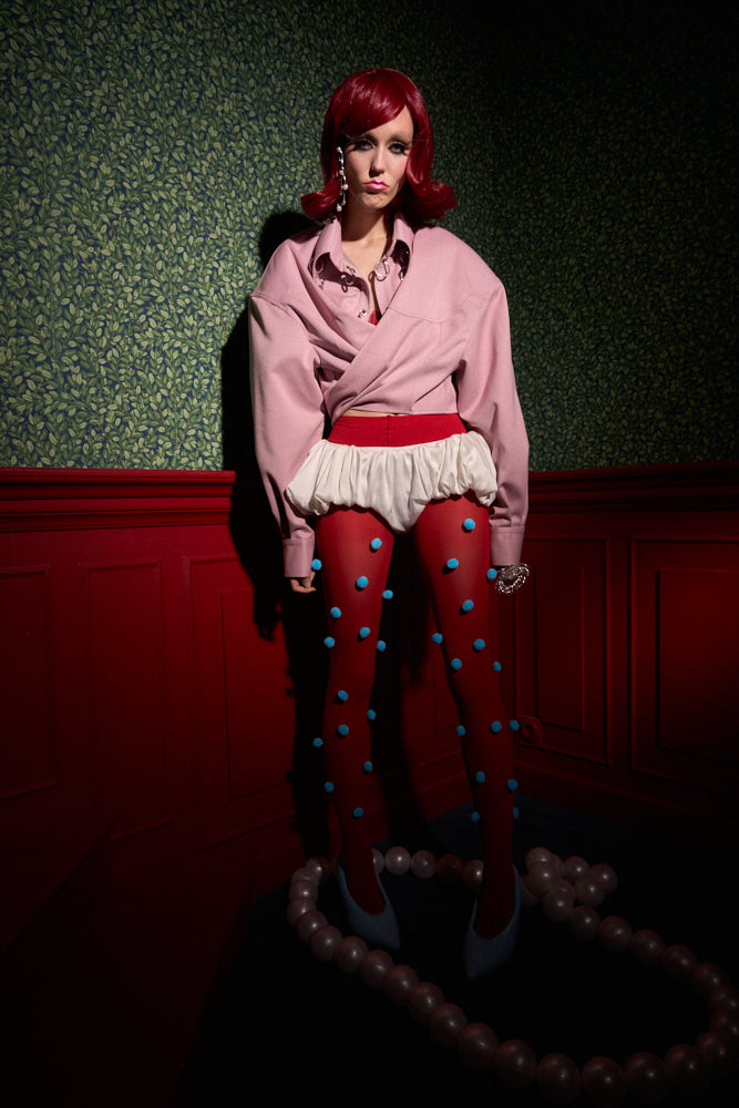 Strong-Shoulder Oversized Shirt “The Doll”