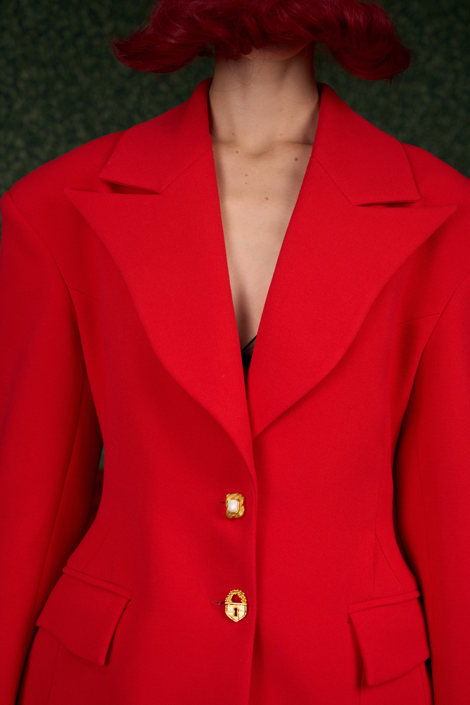 Red Tailored Blazer “Flame”