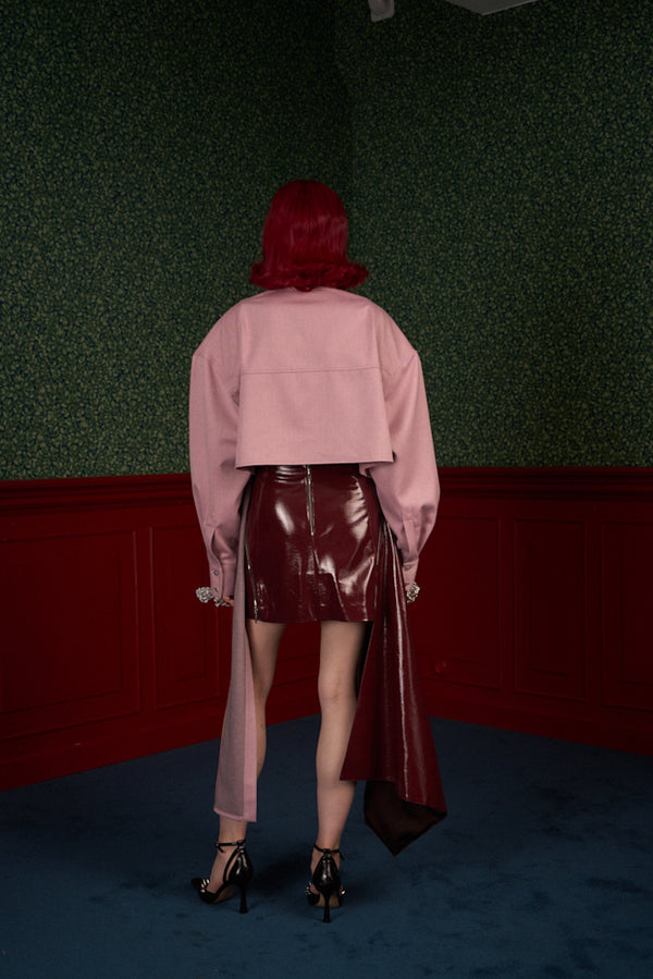 Strong-Shoulder Oversized Shirt “The Doll”