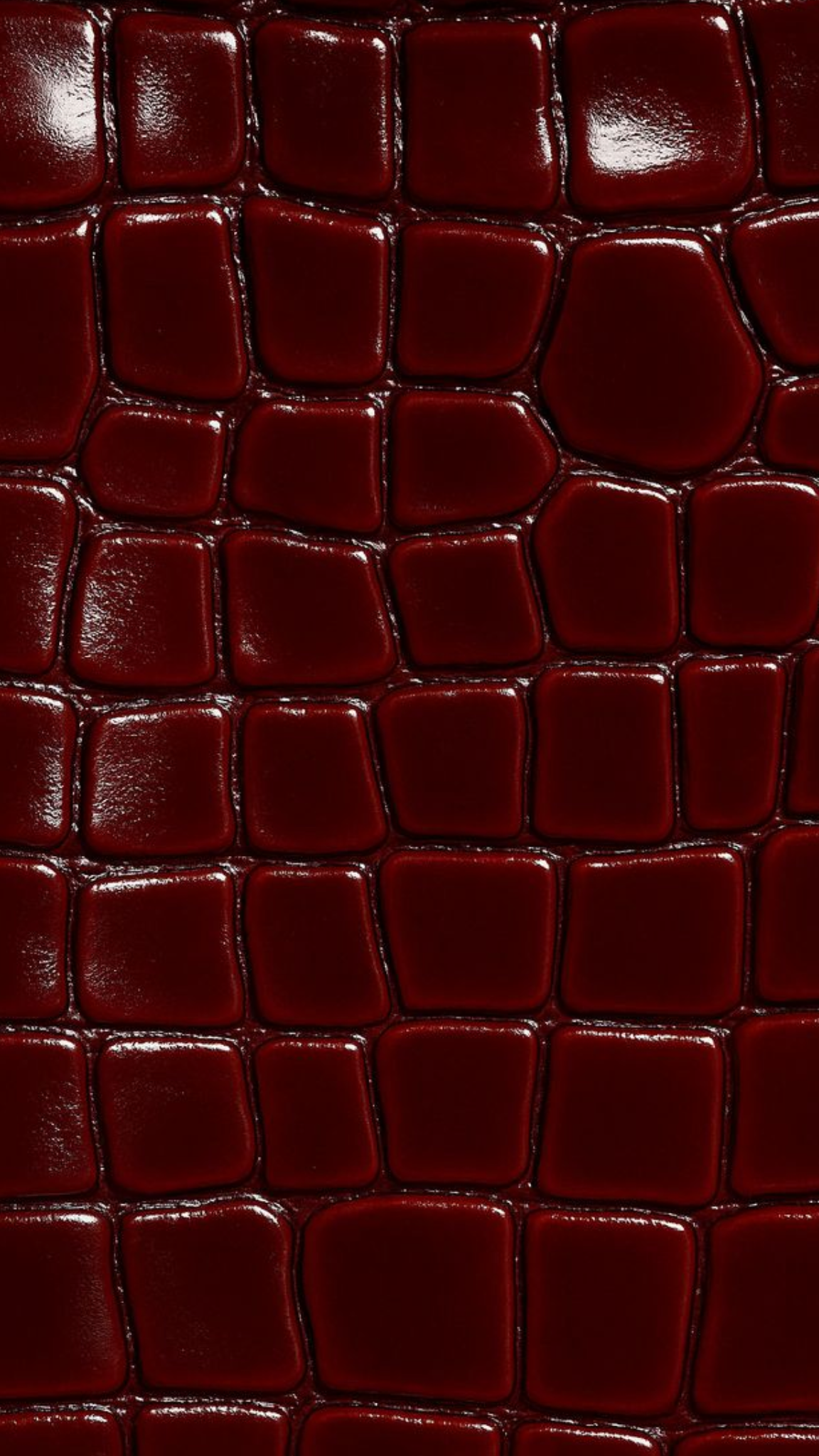 Red patent after-dark detail