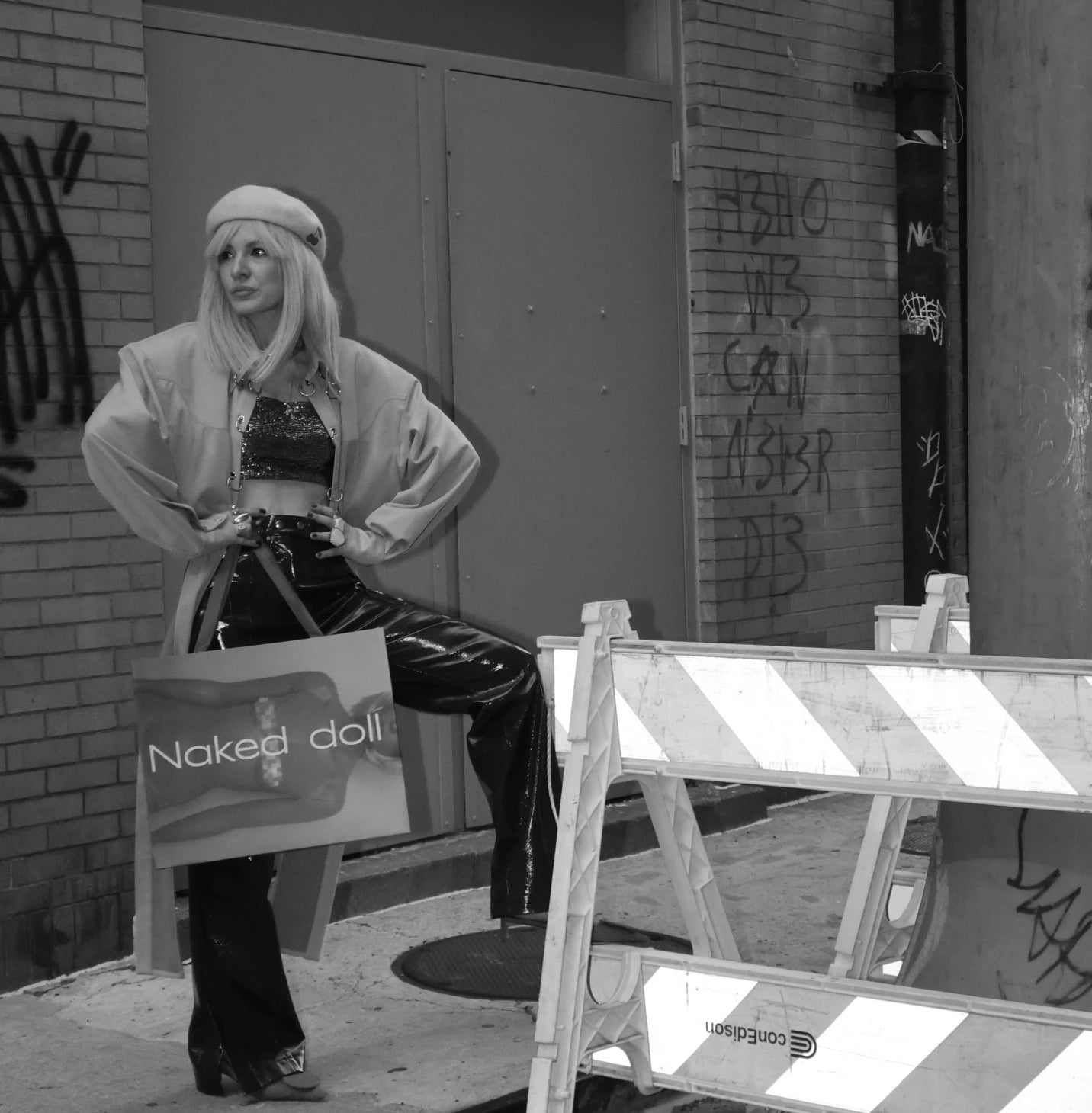 Naked Doll founder campaign image in New York