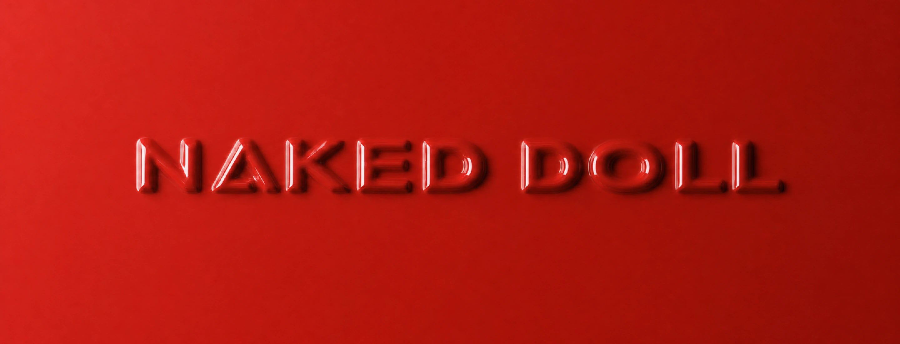 Naked Doll red logo artwork